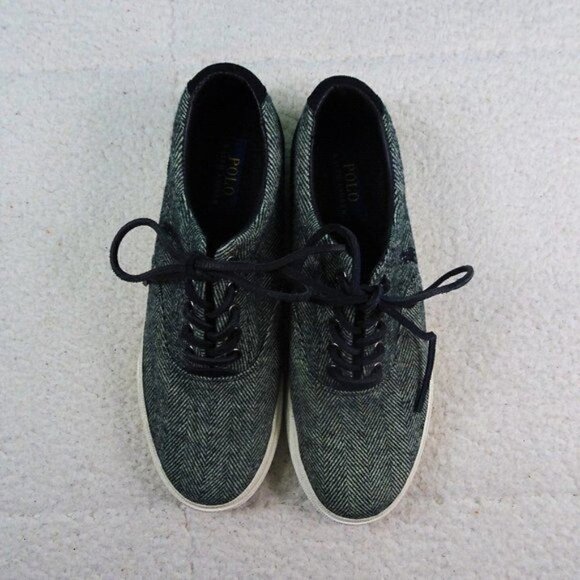 Polo Ralph Lauren Vaughn Canvas Shoes Size 9D - Picture 2 of 8